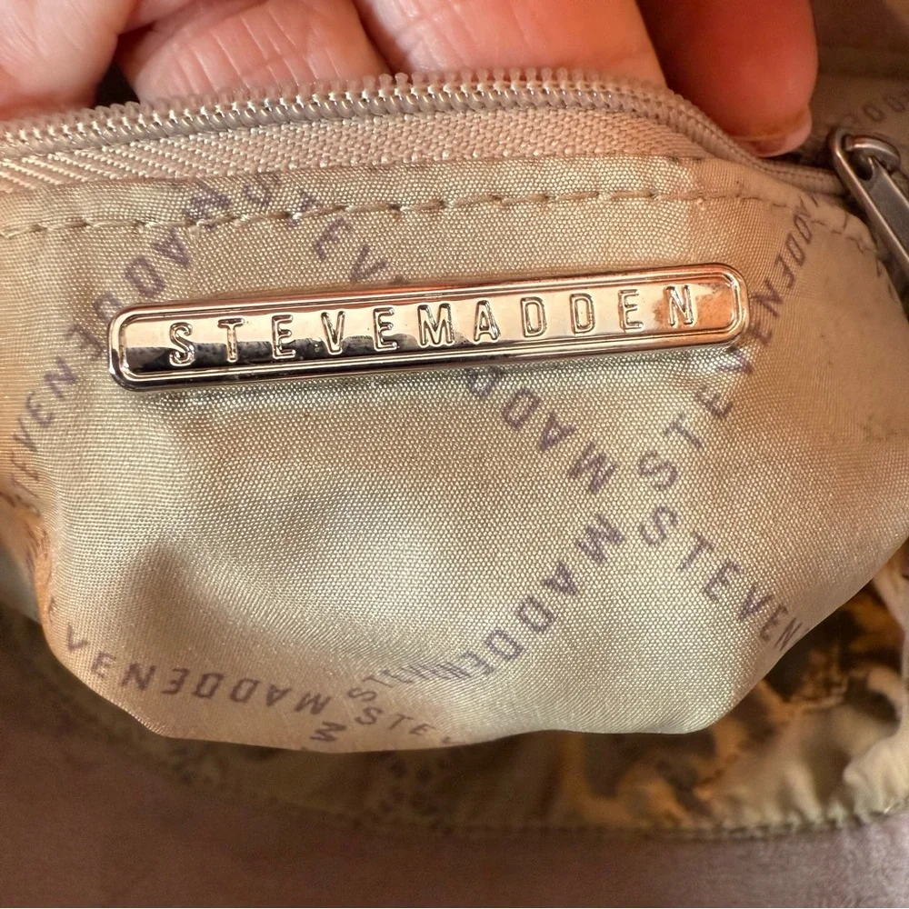 STEVE MADDEN Bmayor Raffia Crossbody Bucket Bag Blush Pink Strawberry Milkshake - Picture 14 of 16